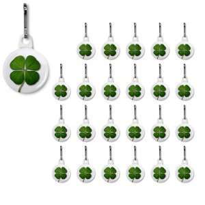  Creative Clam St Patricks Day Green 4 Leaf Clover 24 pack 