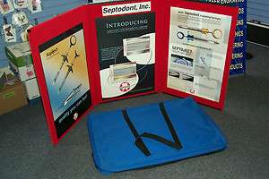 PORTABLE TABLE DISPLAY WITH HARD AND SOFT CASE  