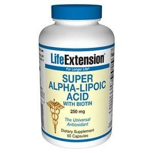  Super Alpha Lipoic Acid with Biotin Health & Personal 