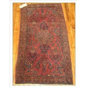  J and D Oriental Rug 7361 2.1 ft. x 3.11 ft. Saruck Rug 