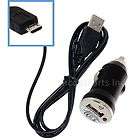 USB Car Charger + Charging Cable 4 LG enV Touch VX1100