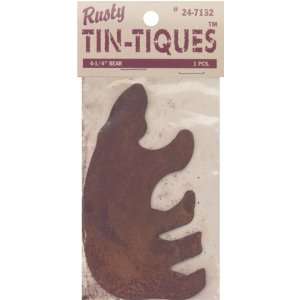  Rusty Tin Tiques Tin Cut Outs Bear 4 1/4 1/Pkg Arts 