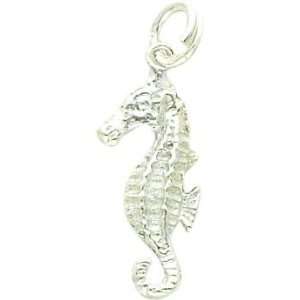  Sterling Silver Seahorse Charm Jewelry