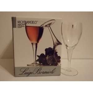  Blown Crystal Wine Glasses 8 ounce