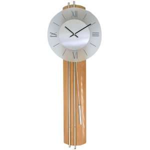  Timekeeper Products LLC 30 By 10 Inch Glass and Wood Pendulum Clock 