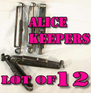 ALICE CLIPS Lot of 12 Fits Army Pistol Belt Field Gear  