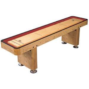   Playcraft Woodbridge Oak 9 Foot Shuffleboard Table