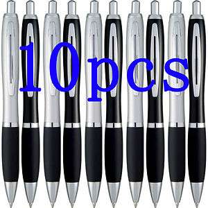 lot 10pcs metal ballpoint pen w/ rubber grip,write cool  