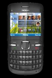 Tesco Mobile Nokia C3 00 Graphite 