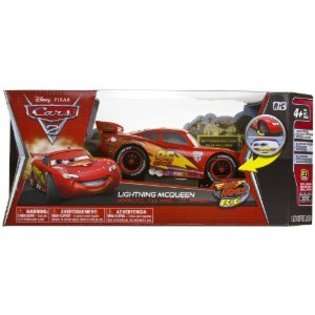 Cars 2, Cars, Pixar, Disney Lightning McQueen ~7 RC Vehicle with 