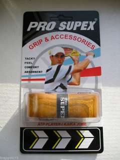 Pro Supex Genuine Leather Tennis Replacement Grip  
