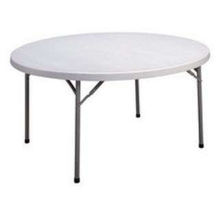 Ace Tables PA1105R Living Accents Round Blow Molded Folding Table 5 
