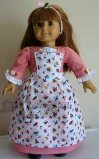 Pinner Gown Set fits American Girl Felicity Doll L@@K  