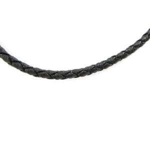   Cordon Cuir black 3 mm (0. 12) 52 cm (20. 47). Jewelry