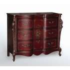 AA Importing Three Drawer Hall Chest in Antique Red