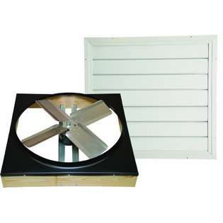 Cool Attic CX302DDWT Direct Drive 2 Speed Whole House Fan with Shutter 