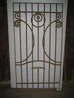PAIR OF100+ YEAR OLD ART NOUVEAU WROUGHT IRON GATES  