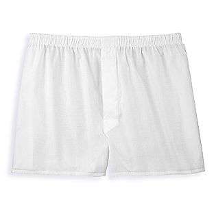 White Woven Boxers 7X,8X  George Foreman Sport Clothing Mens Big 