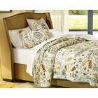 MDS Crewel Bedding Medallion Sweetpine Coverlet Cotton Duck   TWIN