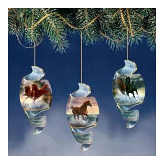 The Bradford Editions Free As The Wind Ornament Set One 