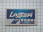 VINTAGE RARE OLD LASER SUPER PLATINUM RAZOR BLADE