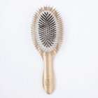 Bass Brushes Bass Pet Groomer Brush Wire/Boar Bristle with Wood Handle