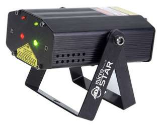   Micro Star Green & Red Laser Lighting Effect w/ Wireless Remote  