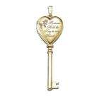 PicturesOnGold 14k Yellow Gold Key To My Heart Key Locket, Solid 