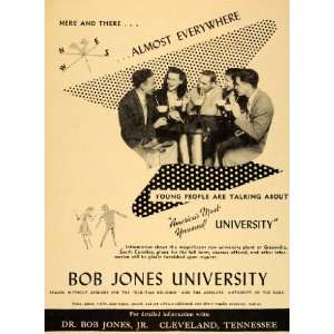  1947 Ad Bo Jones University Tennessee Greenville Music 