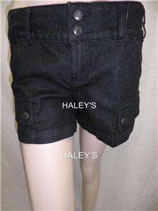 New Calvin Klein Jeans Dark Rinse Cargo Shorts Size 4/27 040609290952 