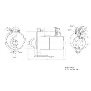  Ford Explorer 4.0L V6 (w/AT) Starter TYC 1 03239 