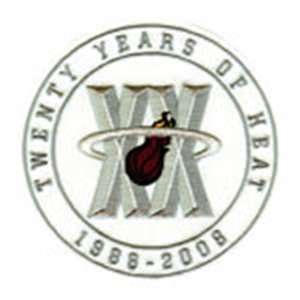    NBA Logo Patch   Miami Heat 20th Anniversary