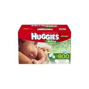  Huggies Natural Care Baby Wipes Fragrance Free 800 Count 