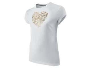  Nike Just Do It Heart Camiseta   Chicas (8 a 15 