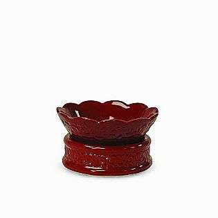 Ceramic Candle Warmer & Dish   Mulberry Emboss  Candle Warmers For the 