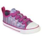 Converse Toddler Girls Chuck Taylor/Double Tongue Carmine/Champagne