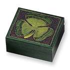 Jewelry Adviser Gifts Green Shamrock Small Square Box