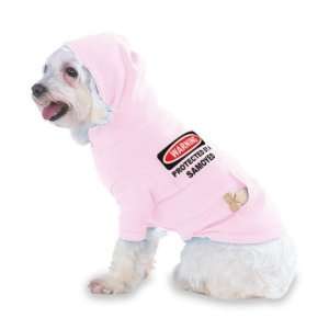  WARNING PROTECTED BY A SAMOYED Hooded (Hoody) T Shirt with 