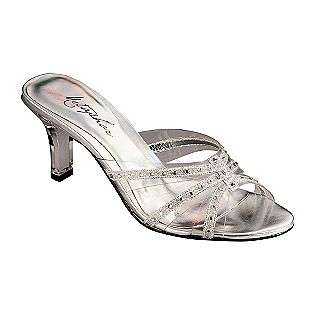   Shoes Holly Slide   Clear Lucite/Silver  Metaphor Shoes Womens Dress