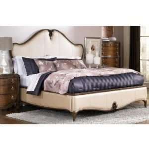 Jessica Mcclintock Couture Queen Leather Low Profile Bed  