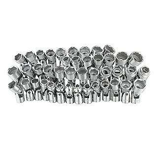 42 pc. Flex Socket Accessory Set, 6 and 12 pt., 1/4 and 3/8 in. Dr 