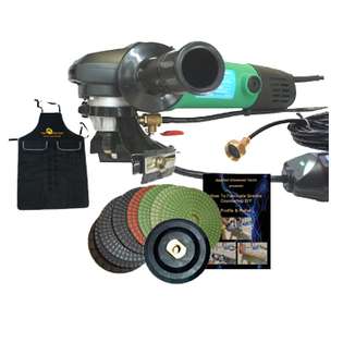   Wet Polisher Package for Granite and Concrete  4 Inch 