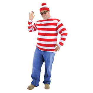 Wheres Waldo Costume Kit Masks & Accessories  