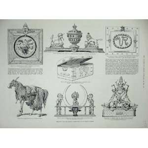  1887 Queen Jubilee Gifts St James Palace Horse Coffer 