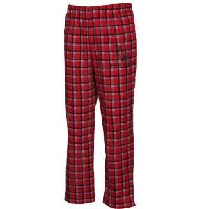 adidas Ball State Cardinals Red Tailgate Flannel Pajama Pants (Medium)