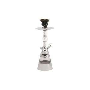 Crystal Top Hookah (Black Base) 13.5 Tall Ready to Use (Comes with 