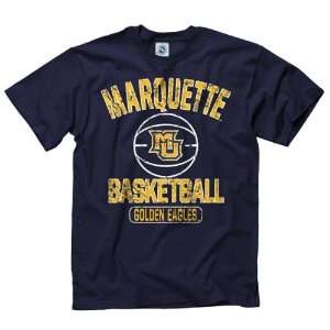   Marquette Golden Eagles Youth Navy Ballin T Shirt