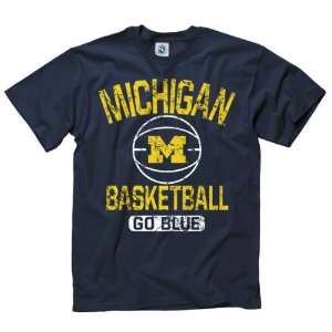 Michigan Wolverines Navy Youth Ballin T Shirt