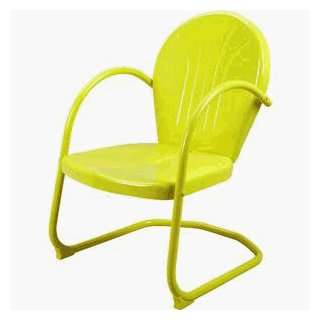  LB International 91405 Metal Tulip Outdoor Lounge Chair 