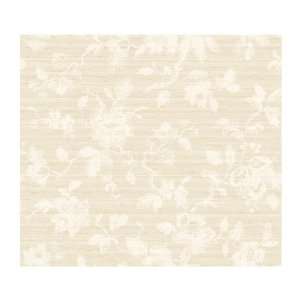   Jacobean Prepasted Wallpaper, Oyster/Winter White